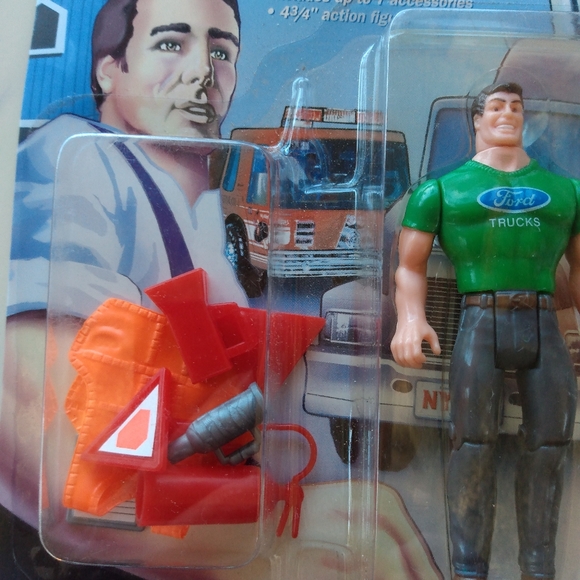 Vintage Nylint Ford Trucks Men of Steel Action Figure 1999 - Picture 5 of 5